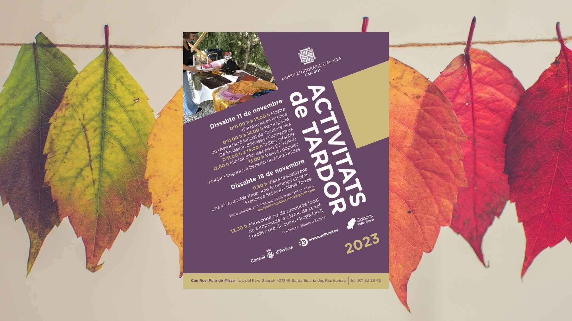 Actividades de Otoño en el Museu Etnogràfic de Can Ros