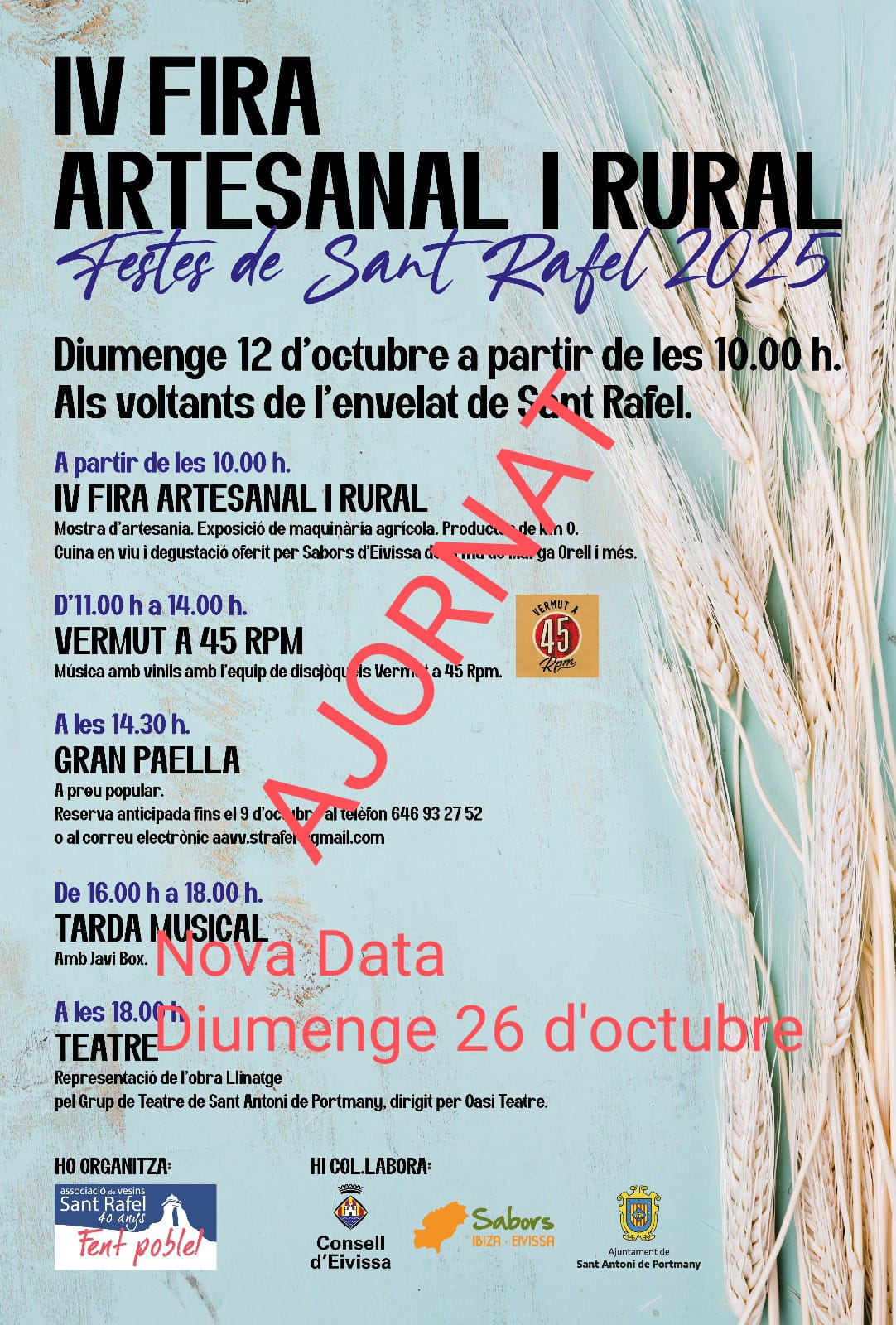 Feria Artesanal y Rural de Sant Rafel 2025