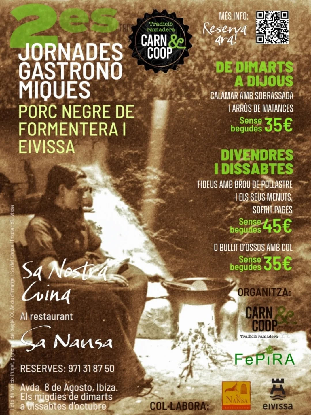 2ª Jornadas gastronómocas del porc negre de Formentera i Eivissa
