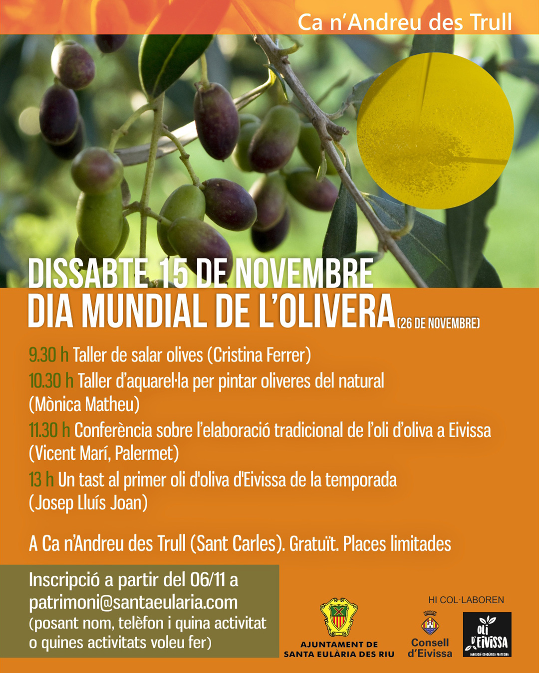 Día mundial de l'olivera Sant Carles