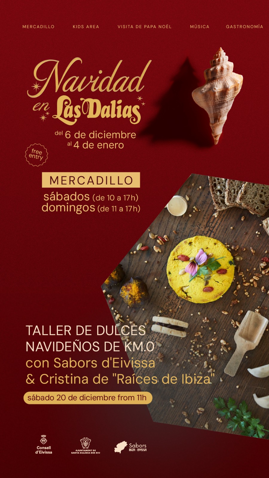 Taller dulces navideños las Dalias