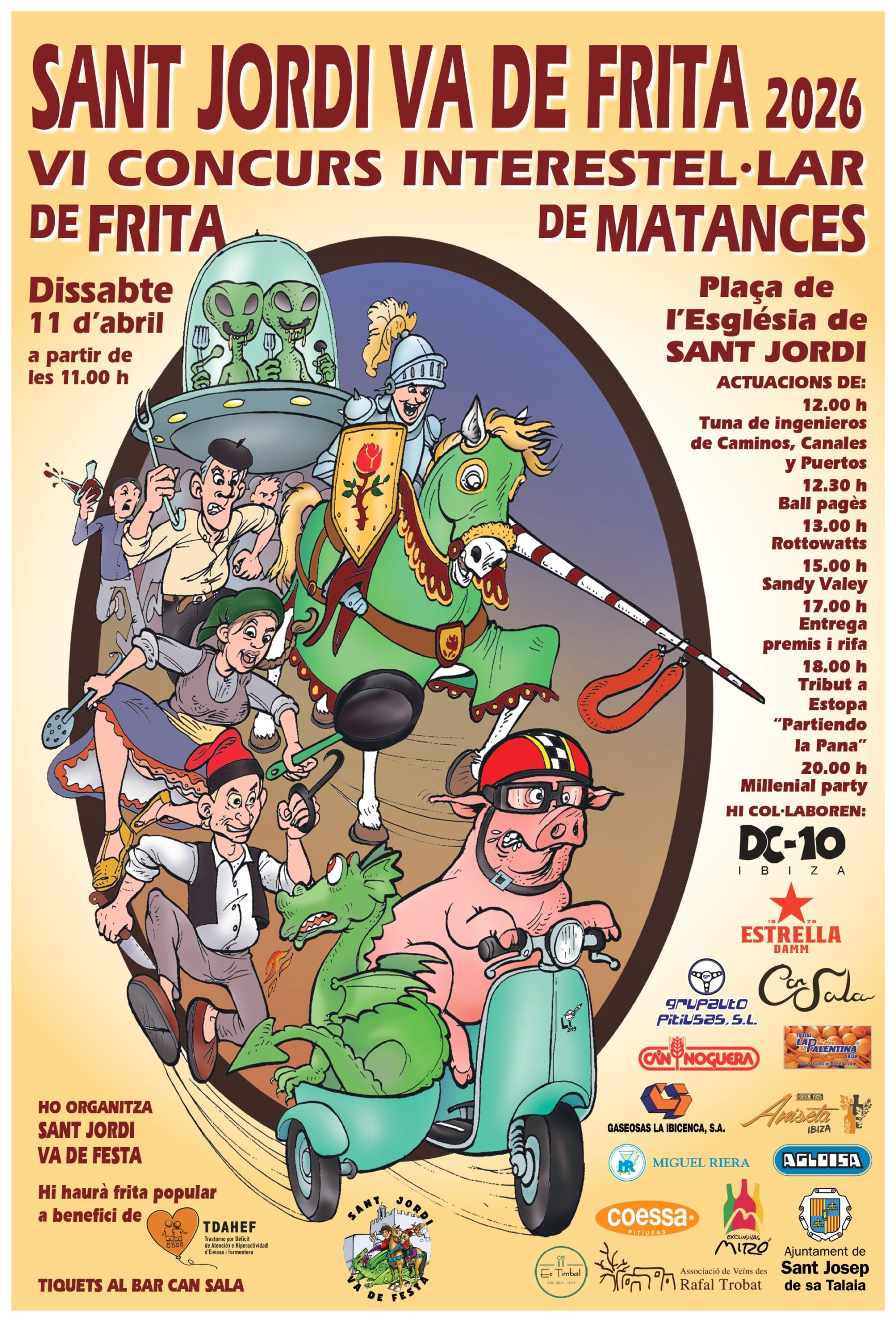 Concurs frita de porc Sant Jordi de Ses Salines 2026