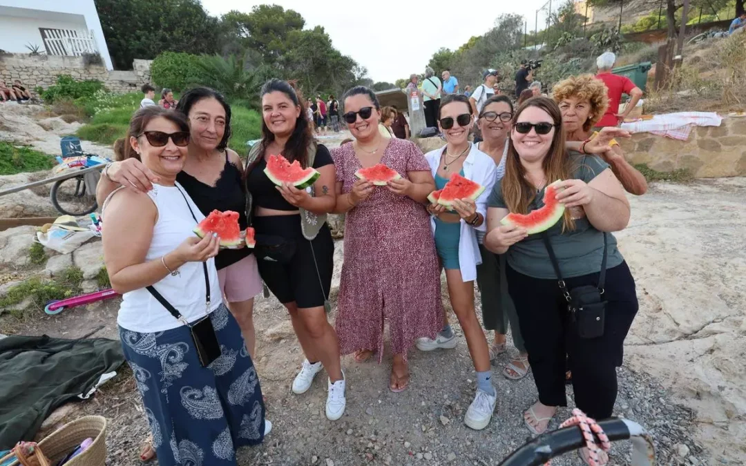 «Berenada» popular de «Puig des Molins» con la sandía como protagonista